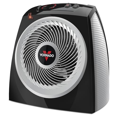 Vornado VH10 (2026) Space Heater with Adjustable Thermostat - Quiet, Black, Model 2025 Variant