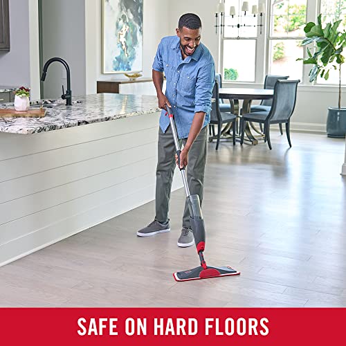 Rubbermaid Reveal Cordless Spray Mop Kit with Reusable Microfiber Pads & Refillable Bottle - Multi-Surface Cleaning