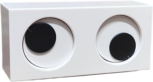 Funny Rotating Eyes Desktop Clock - Unique Kids Gift & Home Office Decor