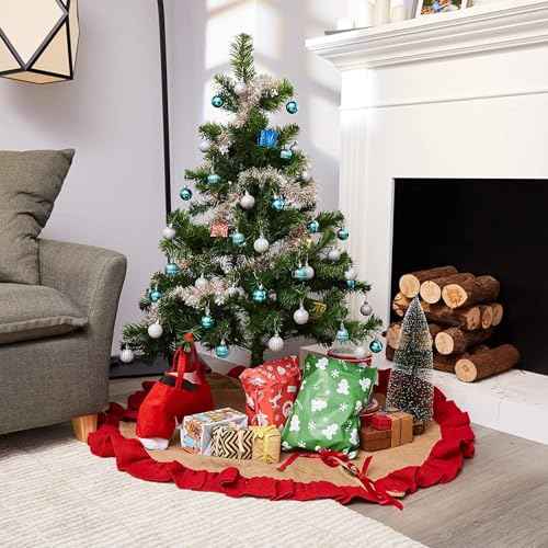 Juvale Aqua Mini Shatterproof Glitter & Mirror Ball Ornaments - 1.5-Inch Teal & Silver 48-Pack - Shatterproof Ornaments for Mini Tree