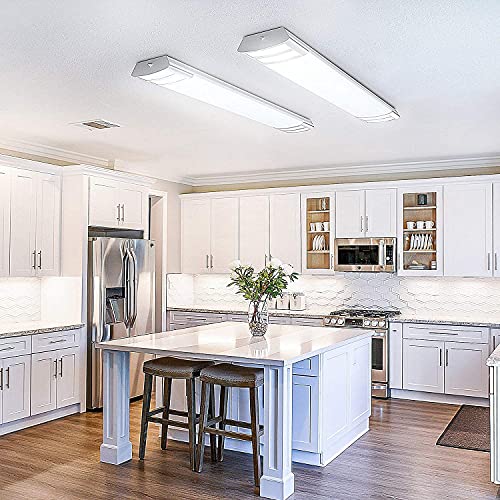 ANTLUX 4ft LED Flush Mount Linear Lights 40W 4500lm Kitchen Light