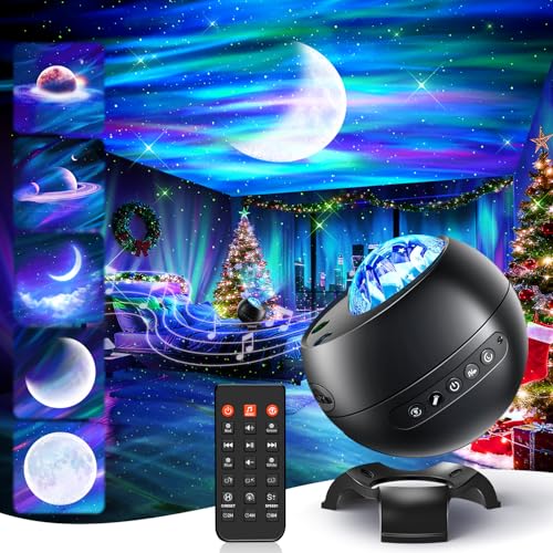 One Fire Northern Lights Galaxy Projector Black - 7-15 Year Old Boy Birthday Gift
