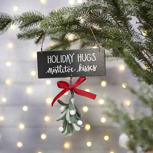 Primitives by Kathy Mistletoe Kisses Ornament