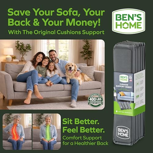 Deep Large Couch Support Board for Sagging Sofa 68-81" x 23" - Firm & Hidden