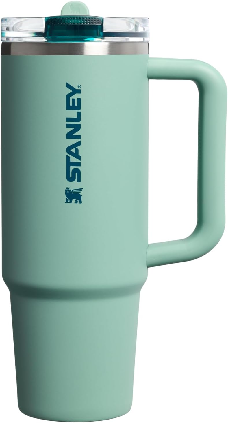 STANLEY Quencher ProTour 30 oz Tumbler - Leakproof Lid, Built-In Straw & Handle | Insulated Stainless Steel | BPA-Free | Spring Green