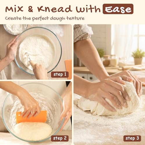 Complete Sourdough Bread Baking Kit with Banneton Baskets, Tools & Accessories