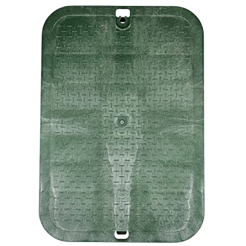 15x22 Inch Rectangular Jumbo Valve Box with Cover for Irrigation Systems - Black/Green Variation of THIS listing