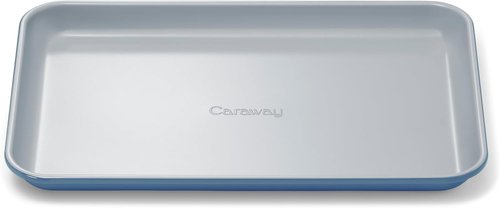 Caraway Nonstick Ceramic Baking Sheet - Non-Toxic & Oven Safe 9x13” Mini Sheet Pan - Slate Color