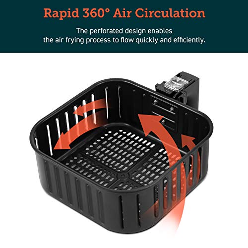 Cosori 5.8QT Black Air Fryer Basket Replacement for CS358-AF CP358-AF