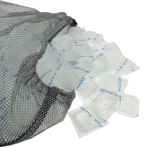 FlexiFreeze Reusable Ice Cubes 8 lb Bag for Coolers & Food Storage