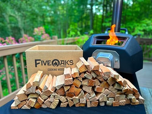 Kiln Dried Oak Pizza Oven Wood - Medium Box 14-16lbs for Ooni Gozney Solo Stove