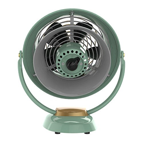 Vornado VFAN Jr. Vintage Green Desk Fan - Medium, 2-Speed, Retro Style