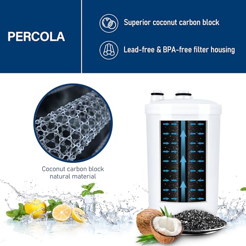Percola White FC1 Water Filter Cartridge 1-Pack for Enagic F8 & HG-N Machines
