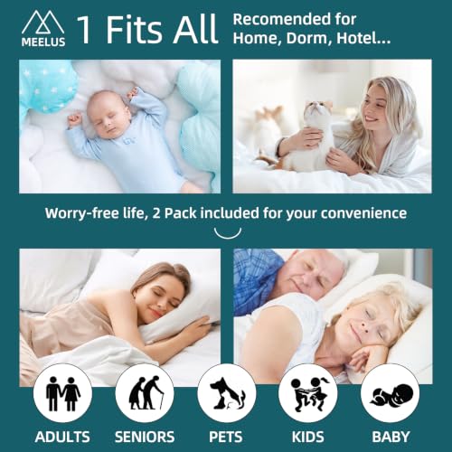 Queen Waterproof Mattress Protector - All-Fit Deep Pocket Cover 60x80x18 White