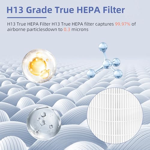 HEPA 13 Air Purifier Filter Compatible with Max, Mage, Sans, Rosewill & More