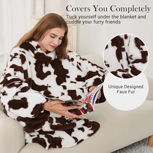 Viviland Blanket Hoodie Wearable Oversized Super Soft Warm, Gifts for