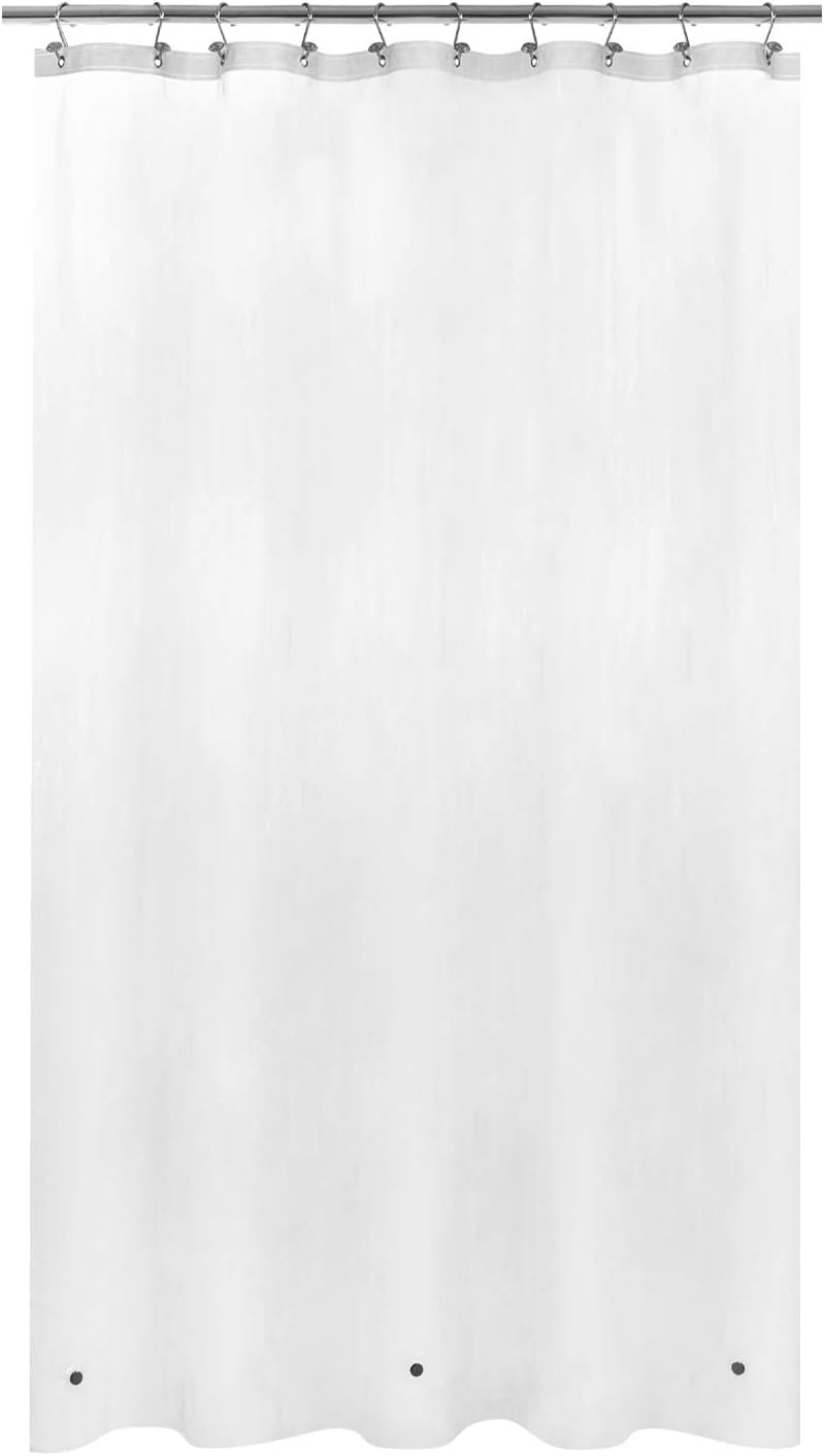 Mrs. Awesome Shower Curtain Liner - Heavy Duty Waterproof PEVA with 3 Magnets | 54 x 78 Inch, Frosted