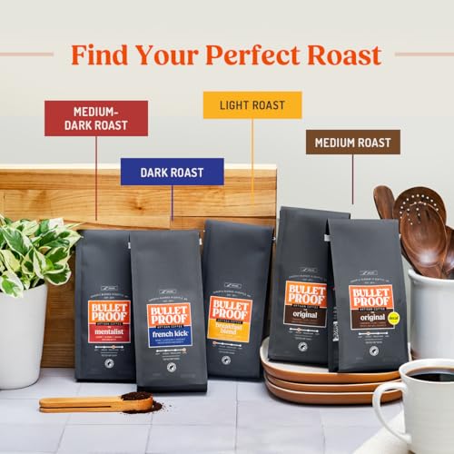 Bulletproof Original Medium Roast Coffee Pods - 24 Count, Single Serve, Sustainable