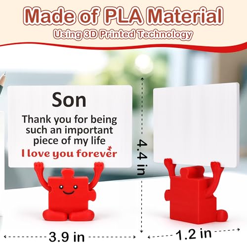 Son Gifts Puzzle Decor Plaque from Mom Dad – Thank You Forever Gift for Son (Variation: Son)