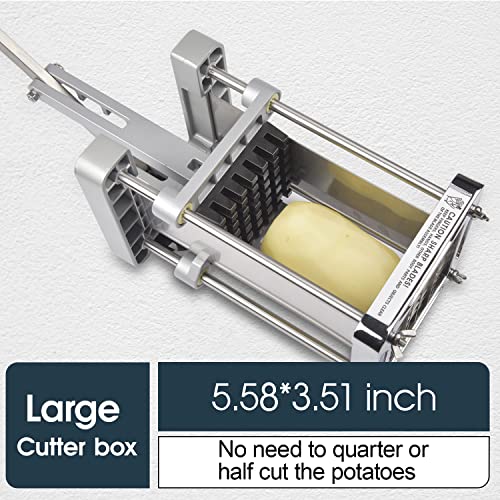 French Fry Cutter for Potatoes 1/2 Inch - Professional Grade, Easy to Use