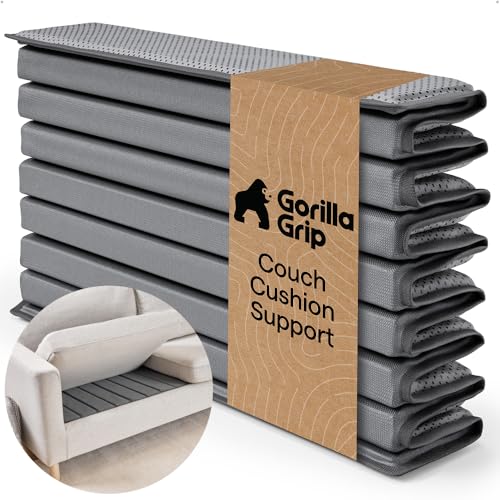 GORILLA GRIP Grey Sofa Cushion Support Board 21.5x70 for Sagging Couch
