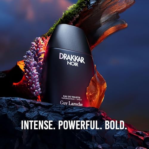 Drakkar Noir Men’s Eau de Toilette - Intense Aromatic Fougere Fragrance 6.76 Fl Oz