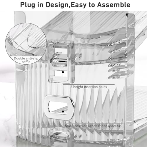 36-Pack Clear Shoe Slot Organizer Shoe Stacker Space Saver Adjustable Shoe Storage