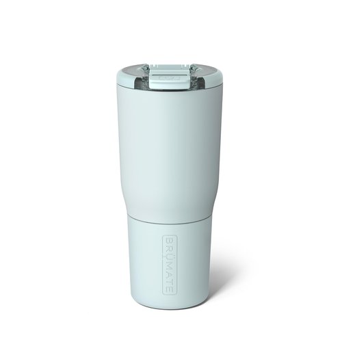 BrüMate Nav 25oz 100% Leak Proof Insulated Travel Tumbler with Magnetic BevLock™ Lid - Double Wall Cup-Holder Friendly Stainless Steel Mug (Blue Agave)