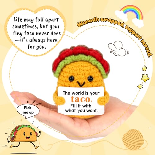 World OCCdesign Handmade Inspirational Taco Gift for Christmas & Holiday Stockings