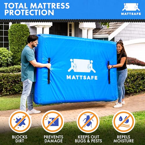 Nordic Elk Queen Size Mattress Bags for Moving and Storage, Bed Cover
