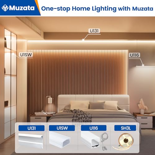20 Pack Silver LED Strip Channel with Milky Diffuser - 3.3FT for Indoor Outdoor Lighting