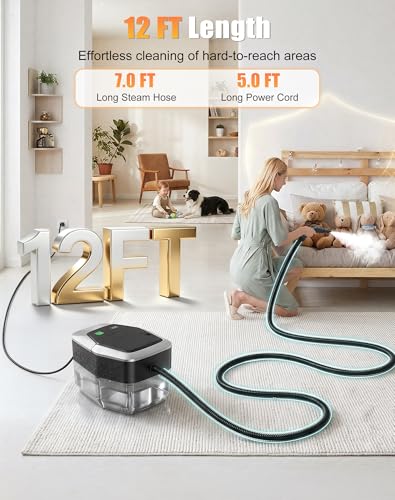 Kofomo 293°F High-Pressure Handheld Steam Cleaner - Classic Gray