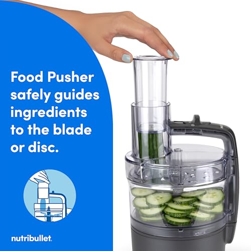 Nutribullet Limitless Food Processor Gunmetal Gray 2-in-1 Kitchen Appliance