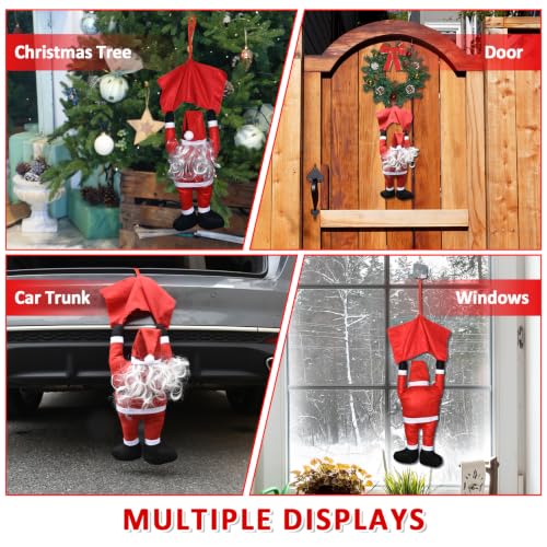 Hanging Santa Claus Car Christmas Decoration - Festive Rear Trunk Decor