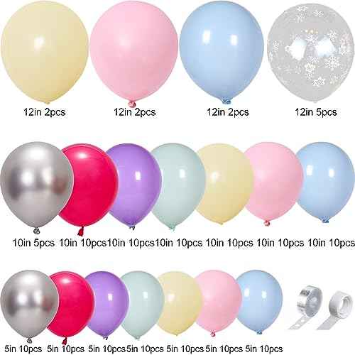 Christmas Balloon Garland Arch kit with 158 Pcs Xmas Candyland Balloons Arch Candy Balloon for Christmas Party Decorations Xmas New Year Birthday Party Supplies