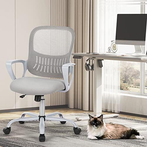 Ergonomic Mesh Office Chair with Lumbar Support and Adjustable Height