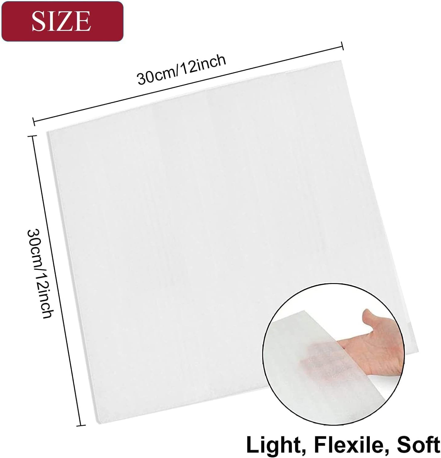 Skiennix Foam Wrap Sheets - 12”x12” Packing Foam for Dishes & Glassware | 50 Pack