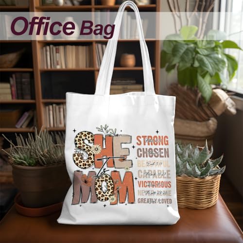 Mama Mom Tote Bag Birthday Gifts Canvas Bag, Reusable Shoulder Bags