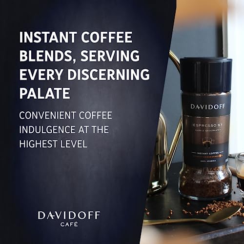 DAVIDOFF Espresso 57 Instant Coffee - Dark and Chocolatey Intense