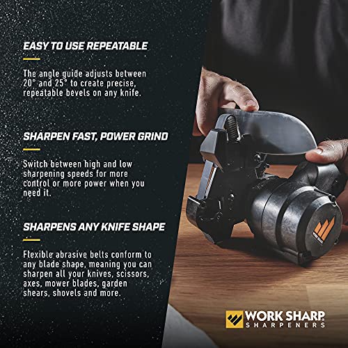 Work Sharp MK2 KTS Sharpener Electric Knife & Tool Sharpener - Adjustable 2-Speed