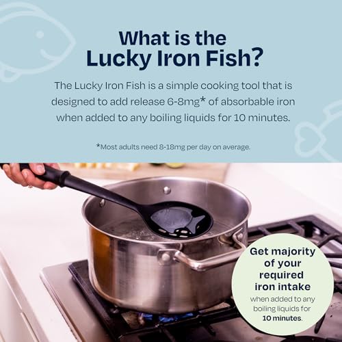 Lucky Iron Fish® Original 1-Fish - No Side-Effect Iron Fortification, 5-Year Supply