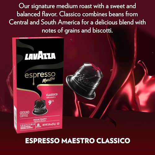 Lavazza Variety Pack Espresso Capsules for Nespresso Original Machines - 60 Count