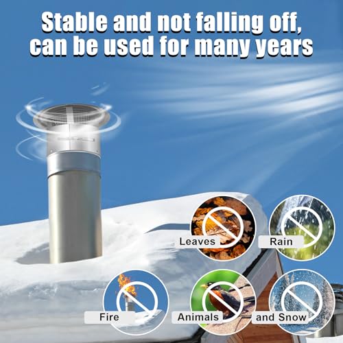 14 Inch Round Stainless Steel Chimney Cap with Tapered Top & Fastening Device - Variation of 14 in