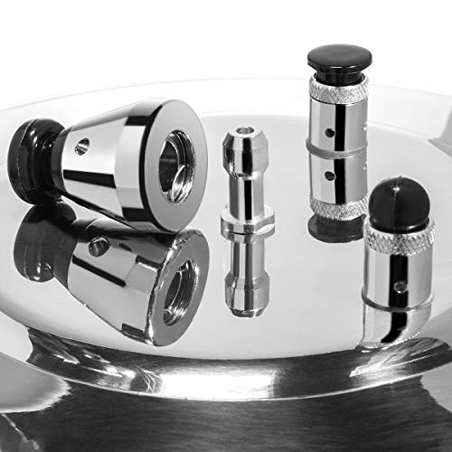 Stark USA 6.0 Qt Pressure Cooker Pot with Release Valve for Gas & Induction Stoves
