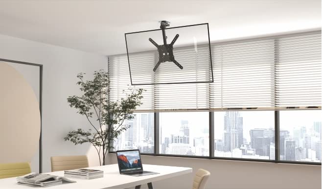 Ceiling Mount for 23-55 Inch TVs - Swivel & Height Adjustable Roof Mount