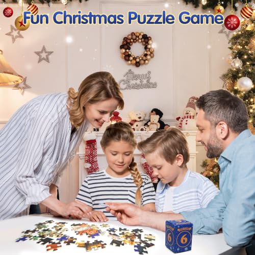 2026 Advent Calendar Jigsaw Puzzle for Kids and Adults - 24-Day Holiday Countdown