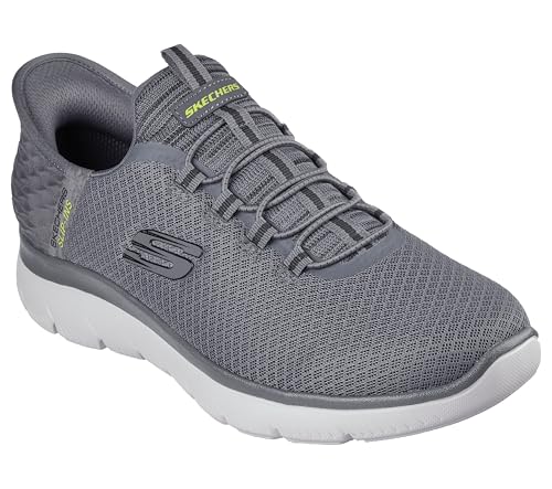 Skechers Men's Summits High Range Slip-In Shoes - Charcoal 10.5 Wide