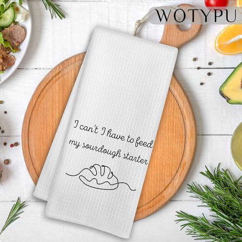 Funny Sourdough Gifts Kitchen Towels, Bread Baker Dish Tea Towel, I