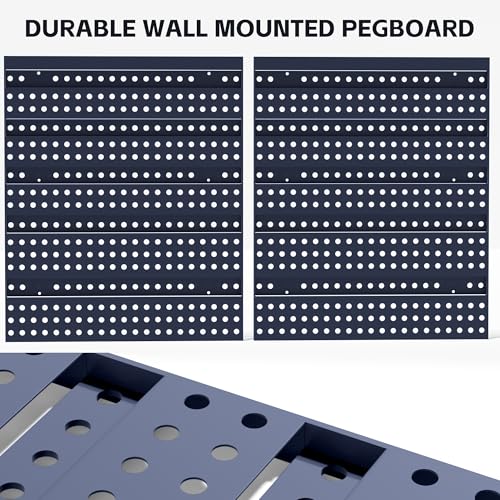 Plastic Wall Mounted Storage Bins Set - 30pcs Garage Organizer for Screws Nuts Bolts