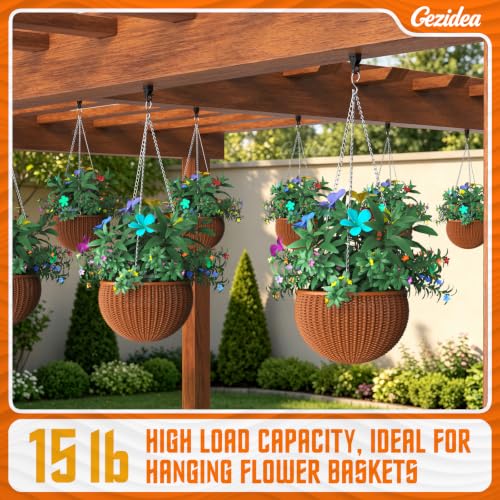 GEZIDEA 30 Pack Ceiling Light Hooks for Indoor Outdoor String Lights